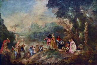 Embarkation for Cythera' by Jean-Antoine Watteau