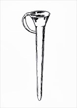 Illustration of an 18th Century candle mould