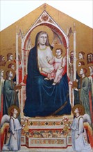 Madonna and Child Enthroned' by Giotto di Bondone