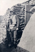 Soldier in the trenches