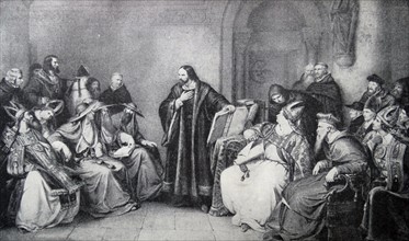 John Huss before the council of Constance