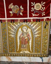 altar covering at St Michael and All Angels Anglican church
