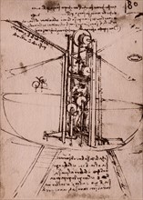 Sketch a Flying Machine by Leonardo da Vinci
