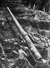cannon used by the German Army 1916