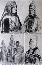 Kuban Cossack Russians in Tsarist Russia circa 1910