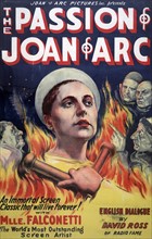 Film picture poster for 'The Passion of Joan of Arc' 1912