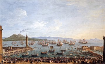 Departure of Charles III King of Spain and Naples