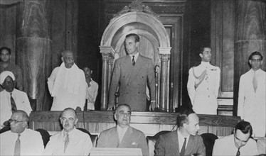 Press Conference in New Delhi in June 1947