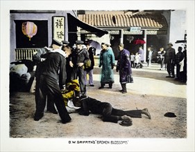 Motion picture lobby card for 'Broken blossoms'