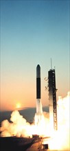The launch of GOES-B aboard Delta Launch Vehicle 131