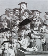 Scholars at a Lecture