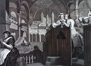 The Industrious 'Prentice performing the Duty of a Christian by William Hogarth