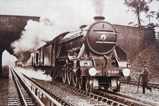 steam train stops for water