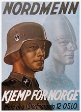 Propaganda poster inviting Norwegians to join the SS They will have little success