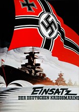 Second world war German naval poster