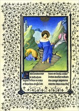 Saint Eustace from the Belles Heures of Jean de France