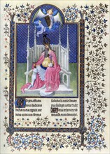Saint Charlemagne from the Belles Heures of Jean de France