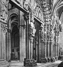 Interior of the Santiago de Compostela Cathedral
