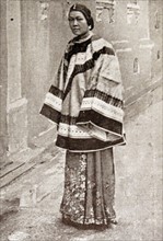 a Canton Lady in Street Costume