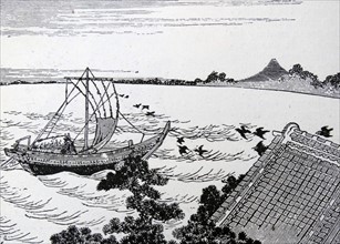 Illustration of Japanese ship