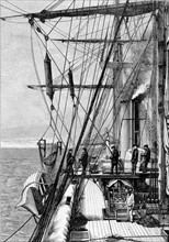 The dredging and sounding arrangements on board the 'Challenger' 1876.