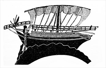 Greek trading or merchant ship 5th century BC