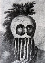 Sandwich Islander with mask