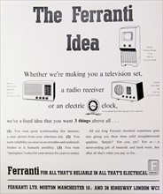 Advertisement for Ferranti