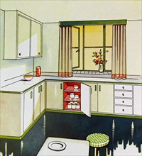 Colour scheme for transforming a dingy kitchen