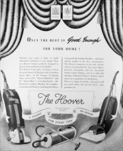 Advert for electric hoover