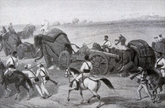 Scene from the Battle of Ferozeshah