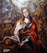 Saint Mary Magadlen in Penitence' by El Greco