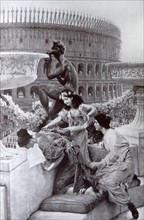 Painting of the Great Amphitheatre in time of Fete