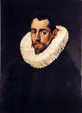 Portrait of a young man by El Greco
