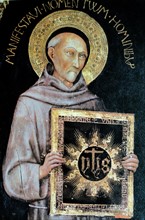 Portrait of Bernardino of Siena by Sano di Pietro