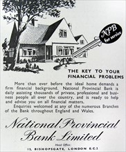 Advert for National Provincial Bank Limited for financial advice