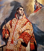 Saint Lawrence's Vision of the Virgin' by El Greco