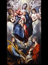 Madonna and Child with Saint Agnes and Saint Martina' by El Greco