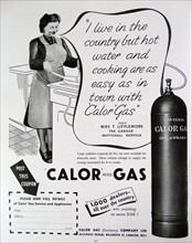 Advert for Calor Gas