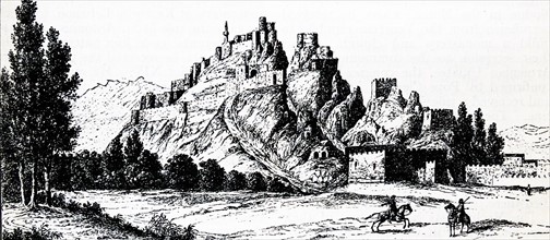 Engraving depicting Van Fortress