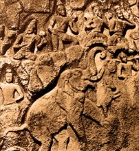 Relief of an elephant