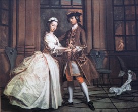 Illustration from 'Pamela' by Samuel Richardson painted by Joseph Highmore