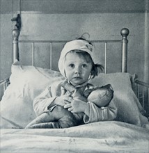 Three-year-old victim of the London Blitz