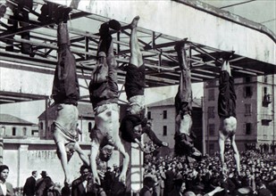 The death of Benito Mussolini