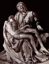 Pietà is a work of Renaissance sculpture by Michelangelo