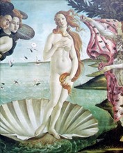 Botticellil, Birth of Venus (detail)