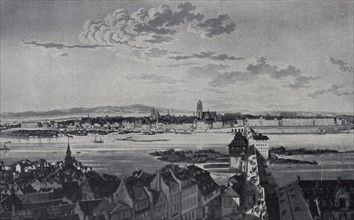 18th century view of Frankfurt