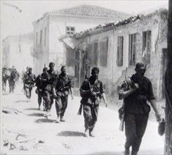 German army in Greece during world war two. 1941