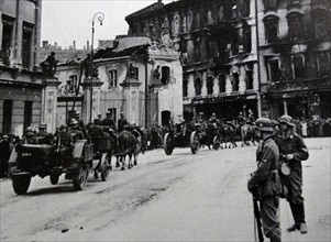 German army enters Warsaw