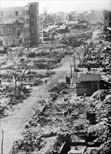 The ruins of Tokyo after the Allied bombing